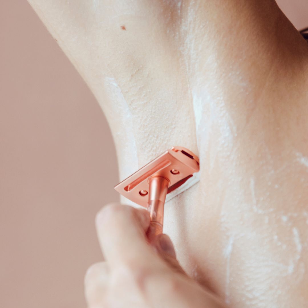 SAFETY RAZOR SCHEERMES + HOUDER + MESJES  | 3 kleuren